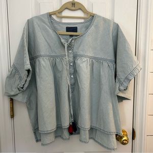 NWT Lucky Denim Top size M